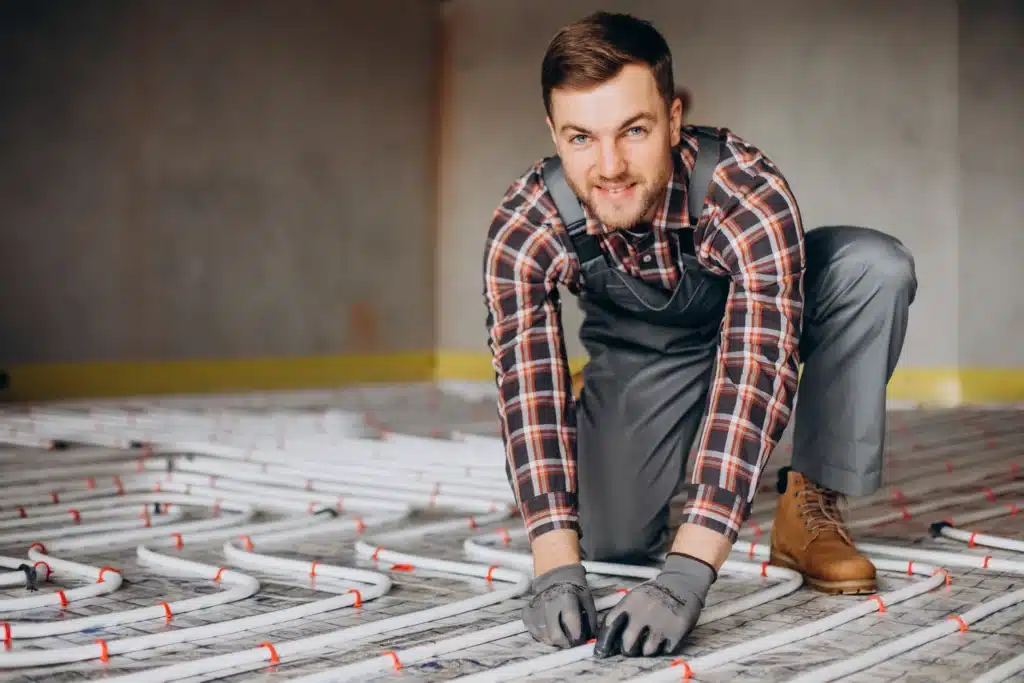 Pose de plancher chauffant à Arras