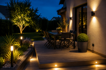 éclairage terrasse Beaurains prise extérieure étanche Achicourt Éclairage terrasse Beaurains : créer un extérieur agréable et sécurisé L’éclairage terrasse Beaurains est une installation idéale pour profiter de son extérieur en soirée. Une terrasse bien éclairée devient plus agréable, plus pratique et plus sécurisée. Elle permet de circuler facilement, de mettre en valeur le jardin et de créer une ambiance chaleureuse autour de la maison. En été, les soirées dehors sont plus fréquentes. Repas en terrasse, moments en famille, détente dans le jardin ou réception entre amis : un bon éclairage change complètement le confort d’utilisation. Pour un projet d’éclairage terrasse Beaurains, l’intervention d’un électricien permet de choisir des équipements adaptés à l’extérieur et de garantir une installation sécurisée. Pourquoi installer un éclairage terrasse Beaurains ? L’éclairage terrasse Beaurains répond à plusieurs besoins. Il permet d’abord de sécuriser les déplacements. Une terrasse mal éclairée peut devenir dangereuse, surtout près des marches, des bordures, des allées ou des accès au jardin. Un éclairage bien placé limite les zones d’ombre et réduit les risques de chute. Il permet aussi de rendre l’extérieur plus convivial. Une terrasse éclairée avec des appliques, des spots ou des bornes lumineuses devient un vrai espace de vie. L’objectif n’est pas forcément d’éclairer fortement, mais de créer une lumière agréable, adaptée aux usages du soir. L’éclairage extérieur valorise également la maison. Il peut mettre en avant une façade, un massif, une pergola, une allée ou une zone de repas. Bien pensé, il améliore l’esthétique générale du jardin. Un éclairage adapté aux usages de la terrasse Une terrasse peut avoir plusieurs fonctions. Elle peut servir de coin repas, d’espace détente, d’accès au jardin ou de zone de passage. L’éclairage doit donc être pensé selon les habitudes du foyer. Pour un coin repas, une lumière douce mais suffisante est importante. Elle permet de voir correctement sans créer une ambiance trop froide. Pour un espace détente, un éclairage indirect peut être plus agréable. Des appliques murales, des rubans LED ou des spots orientés peuvent créer une atmosphère plus chaleureuse. Pour les zones de passage, la priorité est la sécurité. Les marches, les allées et les accès doivent être visibles. Un éclairage terrasse Beaurains bien conçu combine donc confort, sécurité et esthétique. Les différents types d’éclairage extérieur Il existe plusieurs solutions pour éclairer une terrasse. Les appliques murales sont pratiques près des portes, des façades ou des accès. Elles offrent une lumière directe et peuvent sécuriser les entrées. Les spots encastrés peuvent être installés dans une terrasse, au sol ou sous une avancée. Ils apportent un rendu moderne et discret. Les bornes lumineuses sont utiles pour baliser une allée ou délimiter une zone. Les projecteurs peuvent être utilisés pour éclairer une grande surface, mais ils doivent être bien orientés pour ne pas éblouir. Le choix dépend du style de la maison, de la surface à éclairer et de l’ambiance recherchée. Un électricien peut conseiller les bons équipements selon le projet. Sécuriser les accès et les zones de passage La sécurité est l’un des principaux intérêts d’un éclairage extérieur. Une terrasse peut comporter des marches, des différences de niveau ou des bordures peu visibles la nuit. Sans lumière adaptée, ces zones peuvent devenir dangereuses. Un éclairage bien positionné permet de guider les déplacements. Il peut être installé près de la porte d’entrée, de la baie vitrée, de l’allée ou du chemin vers le jardin. Il peut aussi être associé à un détecteur de mouvement pour s’allumer automatiquement au passage. Pour un éclairage terrasse Beaurains, cette réflexion est importante. Il ne s’agit pas seulement d’ajouter une lampe, mais de rendre l’extérieur plus simple et plus sûr à utiliser. Créer une ambiance agréable en soirée L’éclairage d’une terrasse ne doit pas être trop agressif. Une lumière trop forte peut gêner les occupants et rendre l’espace moins chaleureux. À l’inverse, une lumière trop faible peut ne pas suffire pour circuler ou manger dehors. Le bon équilibre consiste à créer plusieurs points lumineux. Une applique peut éclairer l’accès, des spots peuvent souligner la terrasse et des lumières indirectes peuvent créer une ambiance plus douce. Cette combinaison permet d’adapter l’éclairage selon les moments. L’éclairage terrasse Beaurains peut donc transformer l’extérieur en véritable espace de vie. La terrasse devient plus accueillante et plus agréable à utiliser pendant les beaux jours. Choisir du matériel adapté à l’extérieur Un équipement électrique installé dehors doit résister aux conditions extérieures. La pluie, l’humidité, le froid, la poussière et les variations de température peuvent abîmer un matériel non adapté. Il faut donc choisir des luminaires conçus pour l’extérieur. Leur indice de protection doit être adapté à leur emplacement. Un luminaire posé sous abri n’a pas les mêmes contraintes qu’un spot exposé directement aux intempéries. Le choix du matériel est essentiel pour garantir la durabilité de l’installation. Un électricien peut sélectionner des équipements adaptés à la terrasse, au jardin et au niveau d’exposition. Éclairage LED : une solution économique et durable Les LED sont très utilisées pour l’éclairage extérieur. Elles consomment peu d’énergie, durent longtemps et offrent plusieurs températures de lumière. Elles permettent d’obtenir une ambiance chaude, neutre ou plus moderne selon le rendu souhaité. Pour une terrasse, une lumière chaude est souvent plus agréable. Elle crée une atmosphère conviviale et moins agressive. Les LED peuvent être intégrées dans des appliques, des spots, des bornes ou des rubans lumineux. Un éclairage terrasse Beaurains en LED peut donc être à la fois esthétique, pratique et économique. Il permet de profiter de l’extérieur sans augmenter fortement la consommation électrique. Détecteur de mouvement, minuterie ou interrupteur ? L’éclairage extérieur peut être commandé de plusieurs façons. Un interrupteur classique reste simple et efficace. Il permet d’allumer la terrasse lorsque l’on en a besoin. Un détecteur de mouvement peut être intéressant pour sécuriser les accès. Il allume automatiquement la lumière lorsqu’une présence est détectée. C’est pratique près d’une entrée, d’un garage ou d’une allée. Une minuterie ou une programmation peut aussi être utile pour éviter d’oublier les lumières allumées. Le choix dépend des usages. Un électricien peut proposer une solution adaptée à la maison et aux habitudes des occupants. Prévoir une installation électrique sécurisée L’éclairage extérieur doit être raccordé correctement. Les câbles, les boîtiers, les protections et les luminaires doivent être adaptés à l’extérieur. Une installation improvisée peut présenter des risques, surtout en présence d’humidité. Le tableau électrique doit aussi être vérifié. Les circuits extérieurs doivent être protégés pour limiter les risques en cas de défaut. Cette sécurité est indispensable pour une installation durable. Pour un éclairage terrasse Beaurains, l’électricien peut créer un circuit adapté, poser les luminaires et vérifier le bon fonctionnement de l’ensemble. Le résultat est plus propre, plus fiable et plus sécurisé. Pourquoi faire appel à un électricien ? Installer un éclairage extérieur demande plus de précautions qu’un simple luminaire intérieur. Il faut choisir les bons équipements, protéger les circuits, tenir compte de l’humidité et positionner les points lumineux correctement. Un électricien peut analyser la terrasse, proposer un plan d’éclairage et réaliser une installation adaptée. Il peut aussi conseiller sur la puissance, la température de lumière, les commandes et les détecteurs. Pour un éclairage terrasse Beaurains, faire appel à un professionnel permet d’obtenir un résultat esthétique et sécurisé. L’extérieur devient plus agréable sans prendre de risques avec l’électricité. Éclairage terrasse Beaurains : profiter pleinement de son extérieur L’éclairage terrasse Beaurains est une solution idéale pour améliorer le confort du jardin et profiter des soirées d’été. Il permet de sécuriser les déplacements, de valoriser la maison et de créer une ambiance agréable autour de la terrasse. Le projet doit être bien pensé. Chaque zone n’a pas les mêmes besoins : accès, repas, détente, allée ou façade. Le choix des luminaires, leur emplacement et leur raccordement électrique jouent un rôle essentiel. Avec un éclairage terrasse Beaurains bien installé, l’extérieur devient plus pratique, plus accueillant et plus sûr au quotidien. Pour connaître les normes en vigueur, consultez le site du Ministère de la Transition écologique : https://www.ecologie.gouv.fr Contact Lien utile 